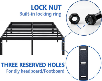 no box spring needed — platform-style support