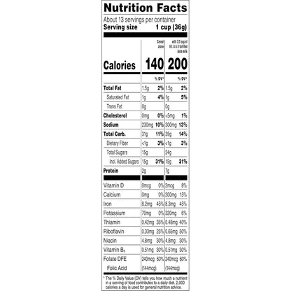 no preparation required — ready to eat as a dry snack or with milk