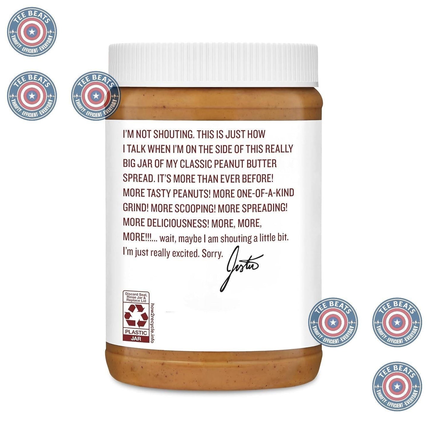 no-stir technology that keeps oil evenly distributed in the jar