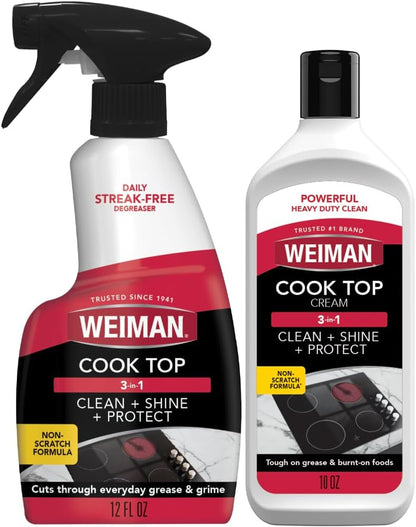 non-abrasive, non-scratch formula safe for delicate glass and ceramic cooktops
