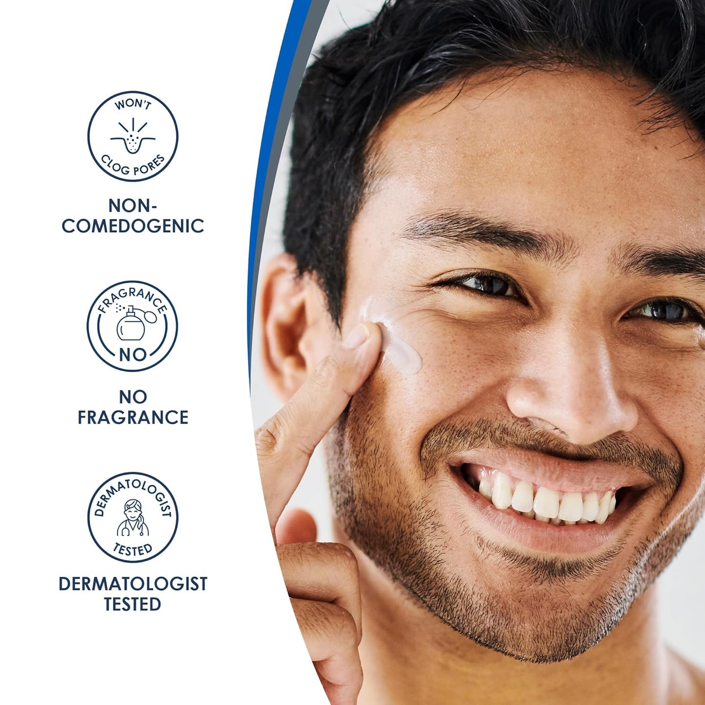 non-comedogenic lightweight texture suitable for daily day and night use