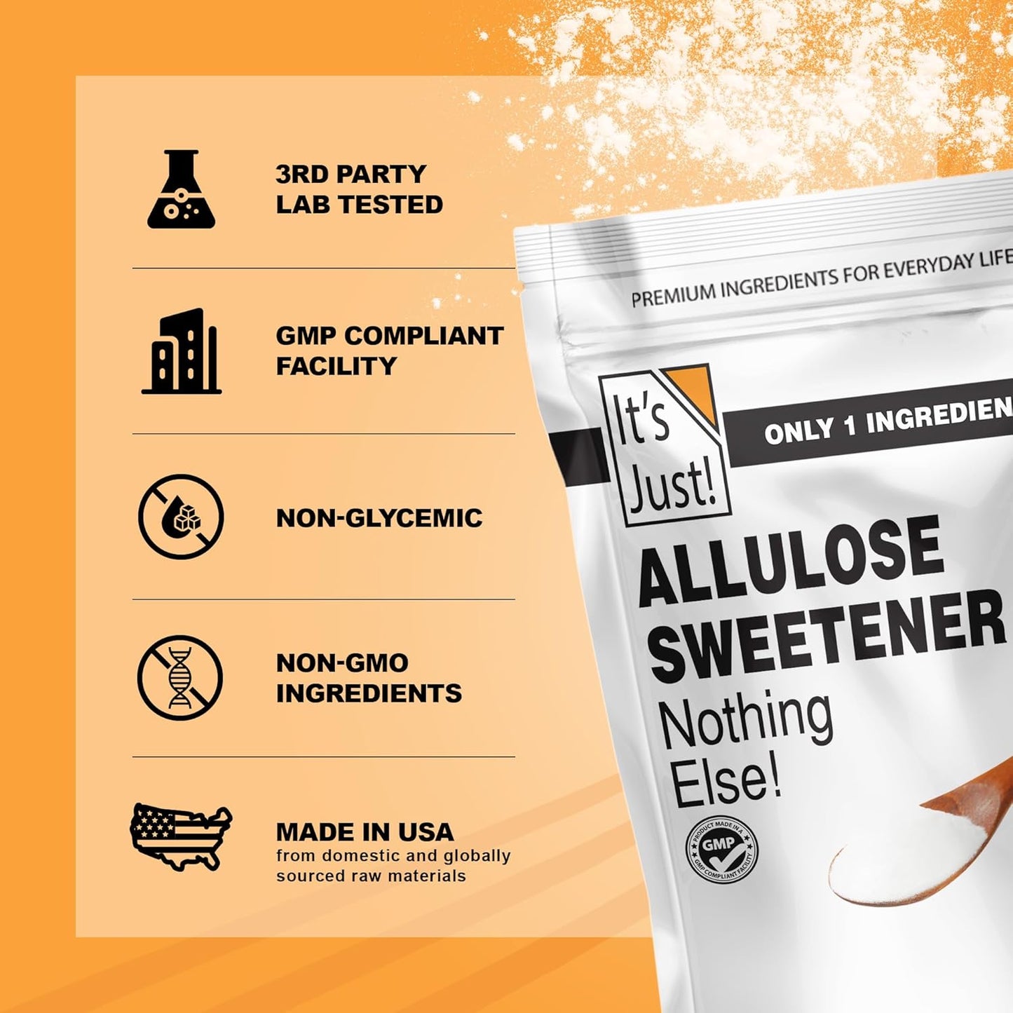 non-gmo, naturally occurring rare sugar found in dates and figs