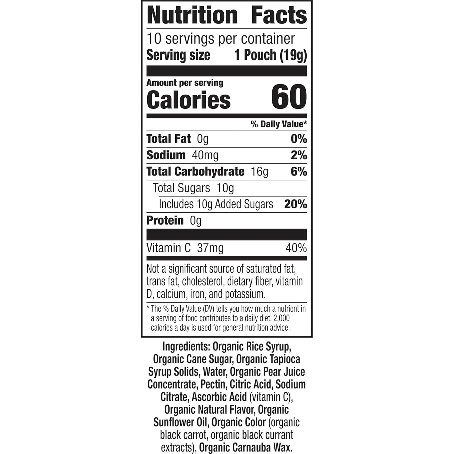 non-gmo verified formulation
