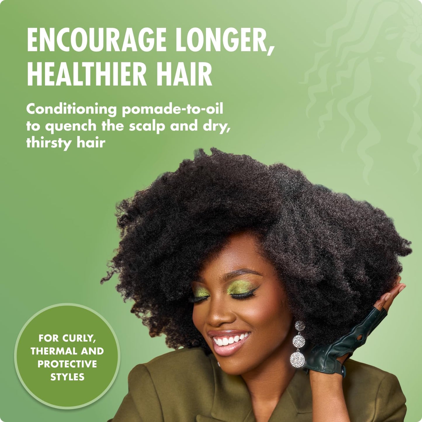 non-greasy, non-flaking finish suitable for daily wear