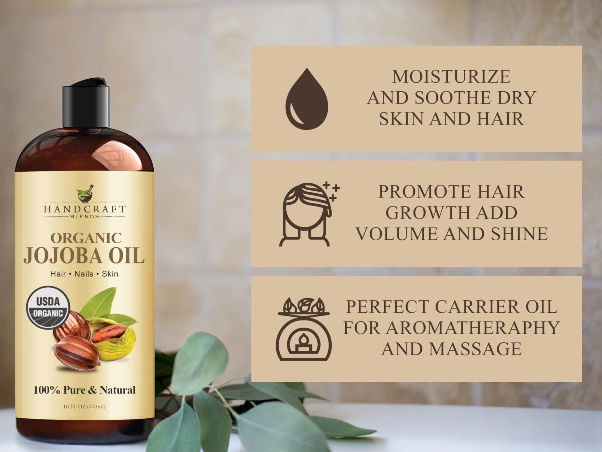 non-greasy texture suitable as carrier oil for essential oil dilution and massage