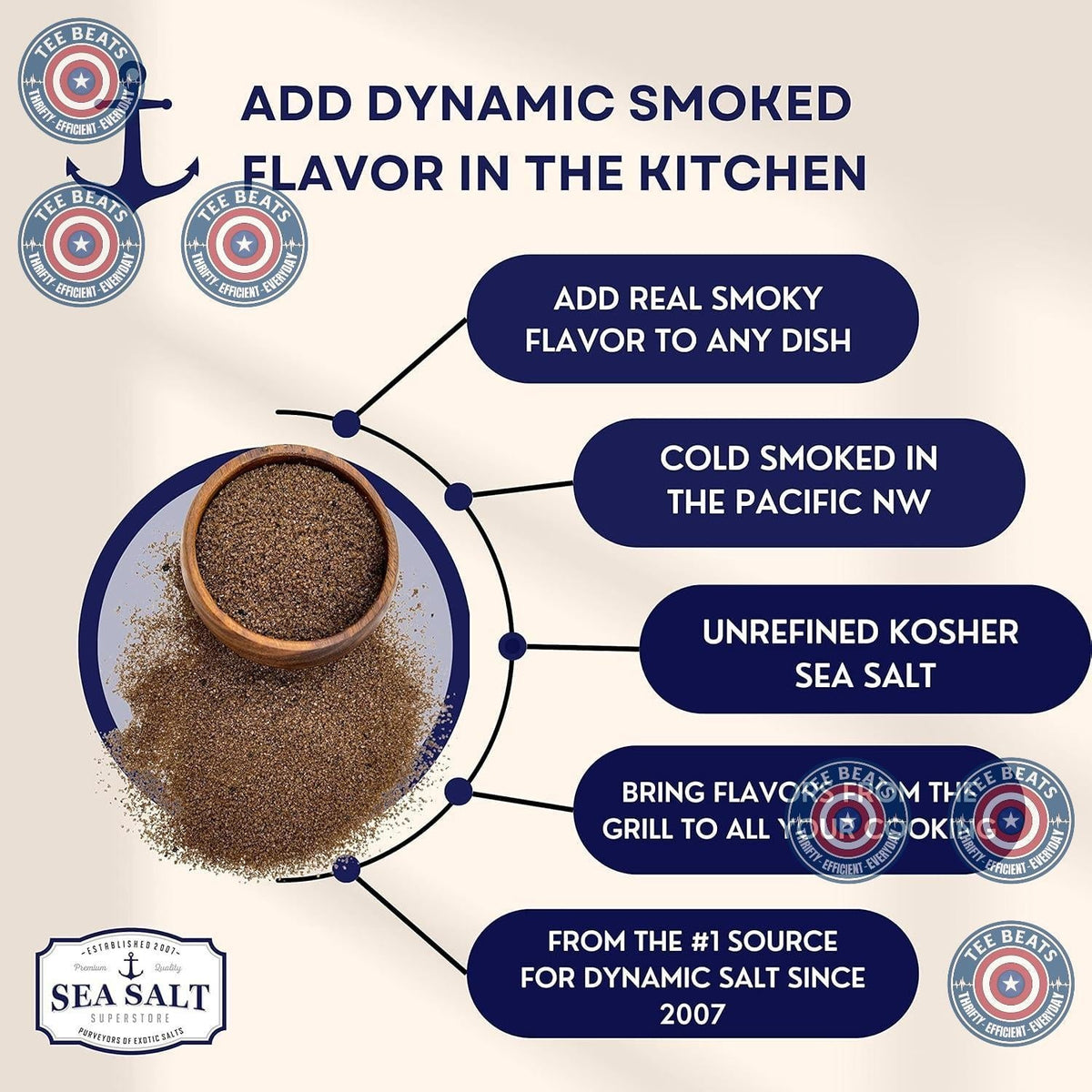 non-iodized and free from additives, anti-caking agents, and gluten