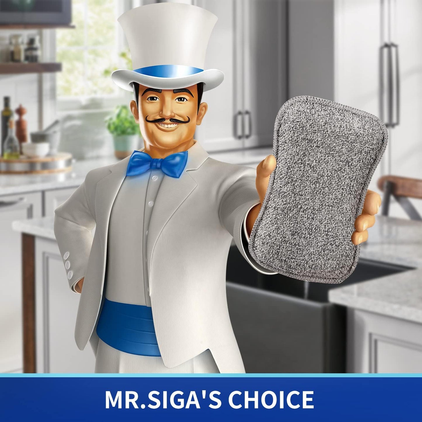 non-scratch material safe for non-stick cookware and glassware