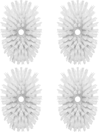 non-scratch nylon bristles safe for non-stick and cast iron cookware