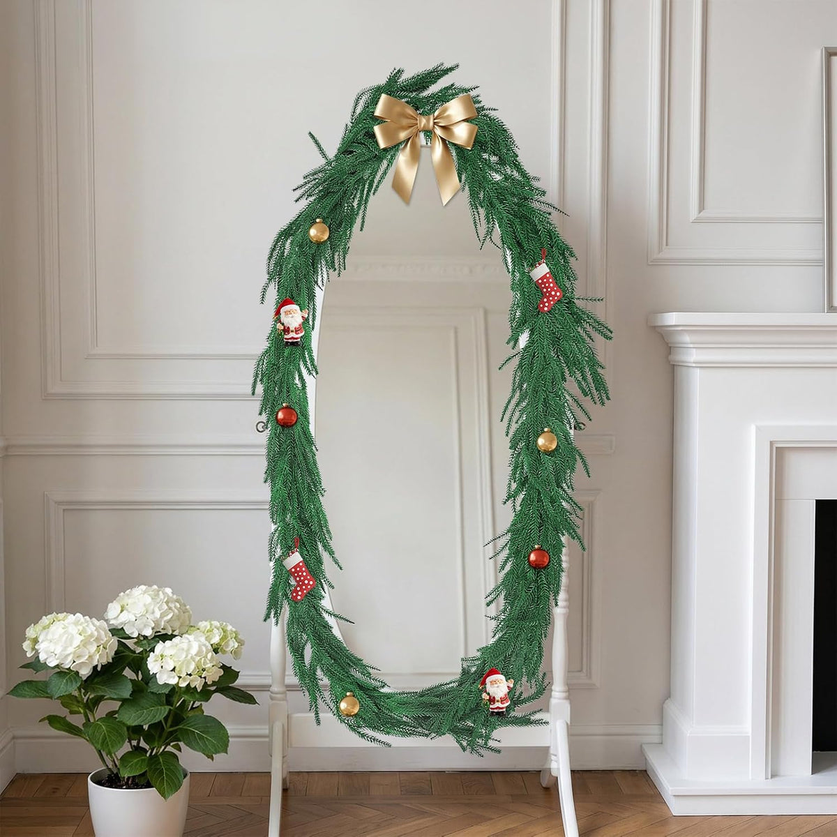 Northlight Vista Real Touch Faux Garland – Holiday Gift for Interior Decorators and Christmas Enthusiasts