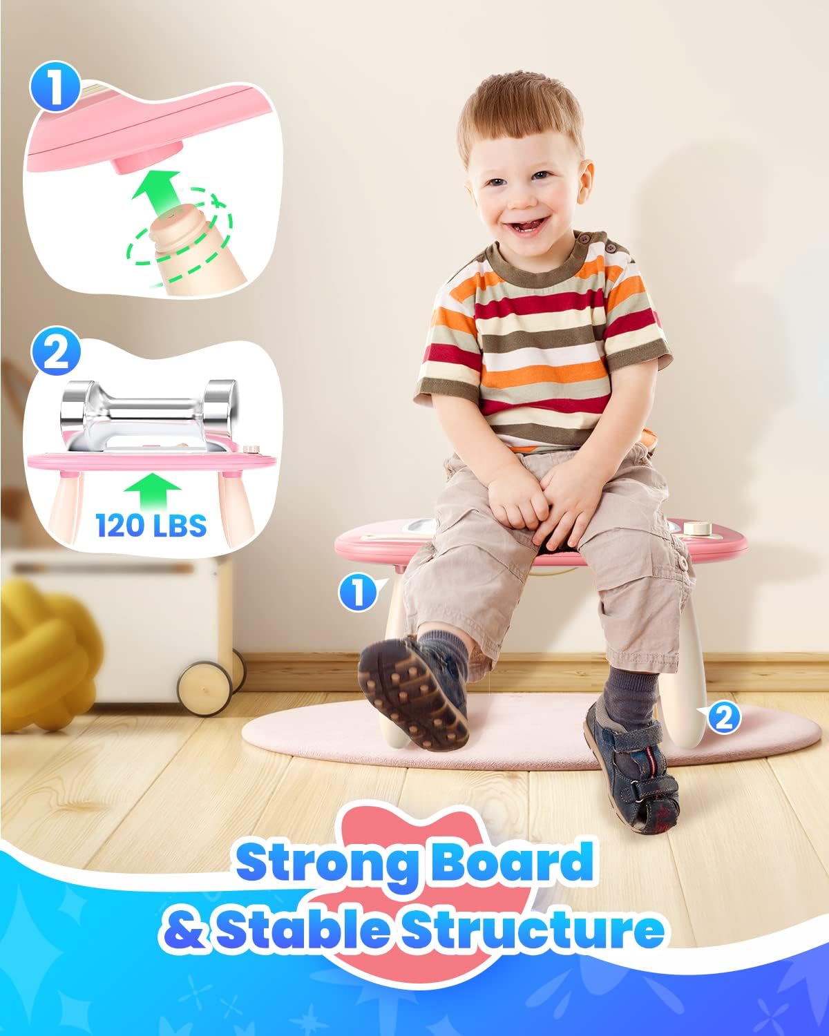 non-toxic, bpa-free abs construction with smooth edges for young hands