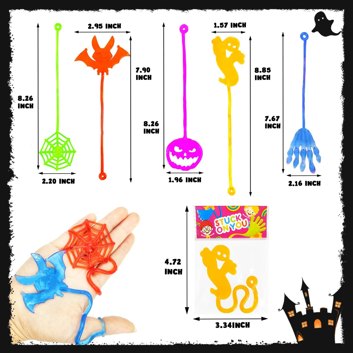 non-toxic stretchy vinyl material that is sticky, slimy, and gooey