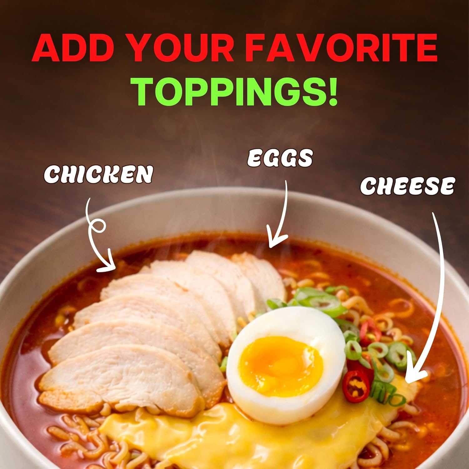 Nongshim Ramen Noodles, Mindful Warm Lunch Ritual, Premium Microwavable Korean Hot & Spicy Noodle Bowl
