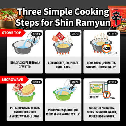 Nongshim Shin Ramyun Beef Ramen Noodles – Quick Cookout Side for Backyard Hangouts