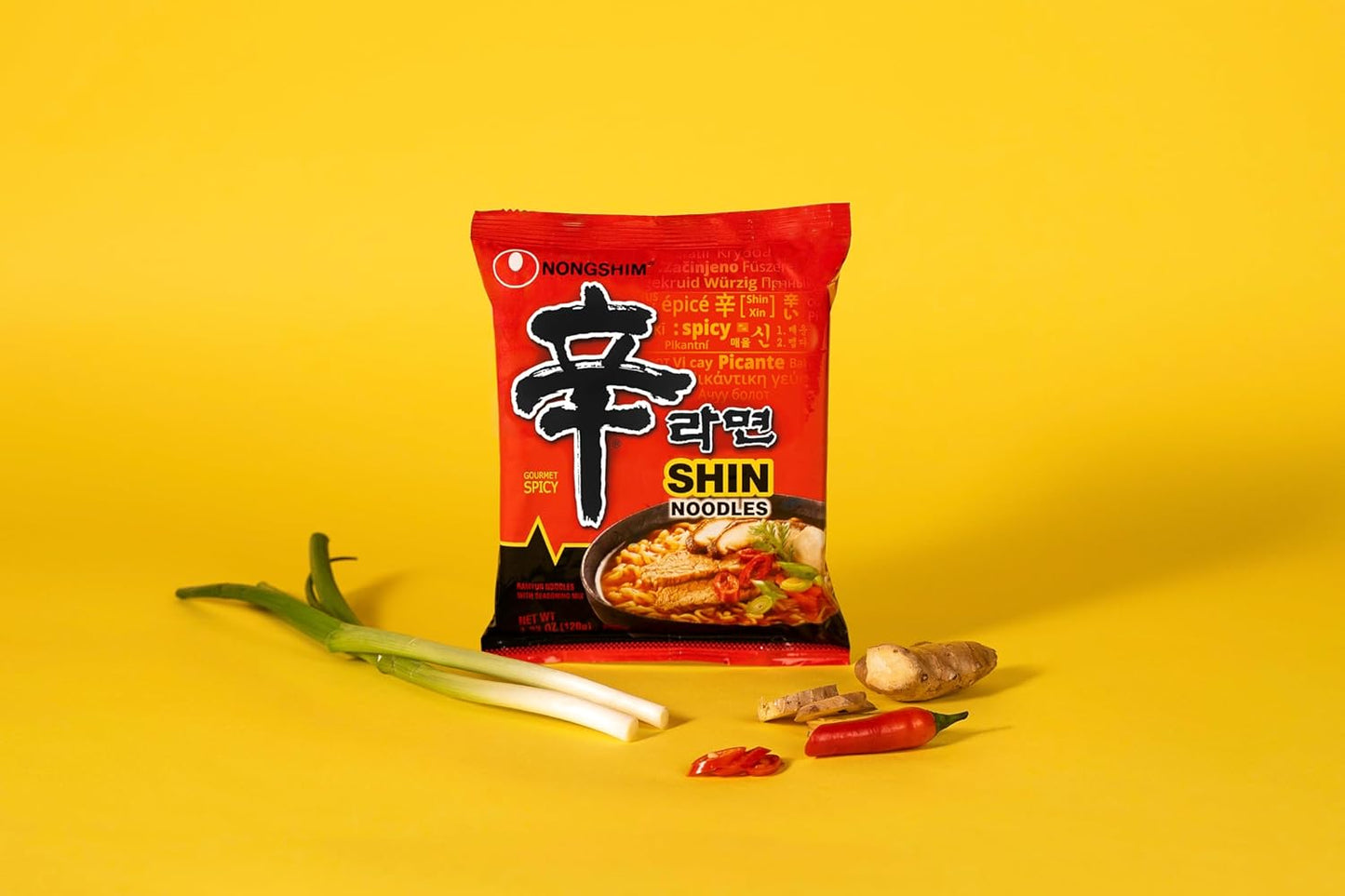 Nongshim Shin Ramyun Beef Ramen Noodles – Quick Cookout Side for Backyard Hangouts