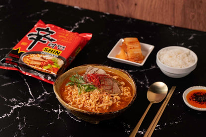 Nongshim Shin Ramyun Beef Ramen Noodles – Quick Cookout Side for Backyard Hangouts