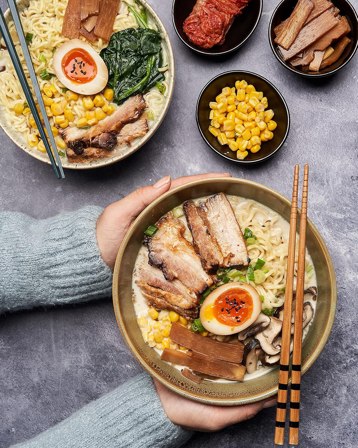 Nongshim Tonkotsu Ramen with Kuromatsu Noodle Big Bowl, 3.56 Ounce (Pack Of 6) – Hotel Room Dinner After a Long Travel Day
