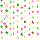 Green,pink,gold,silver - 130 feet