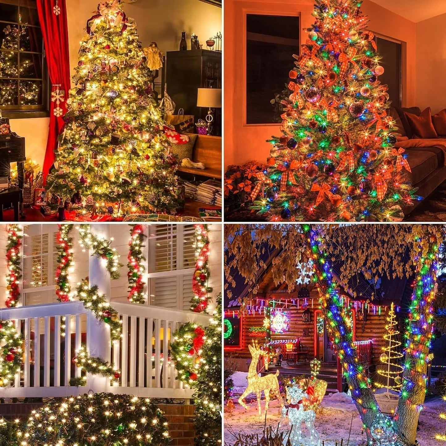 Nursery and Playroom Decorative String Lights – 108ft 300 LED Dimmable, Cool to Touch, No Flame
