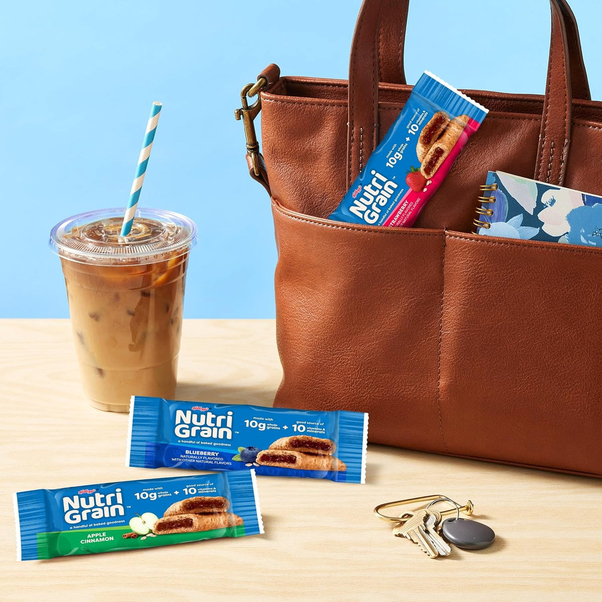 Nutri-Grain Fortified Breakfast Bars – Better-for-You Snack for Vitamin-Conscious Buyers, 32-Bar Variety