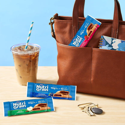 Nutri-Grain Fortified Breakfast Bars – Better-for-You Snack for Vitamin-Conscious Buyers, 32-Bar Variety