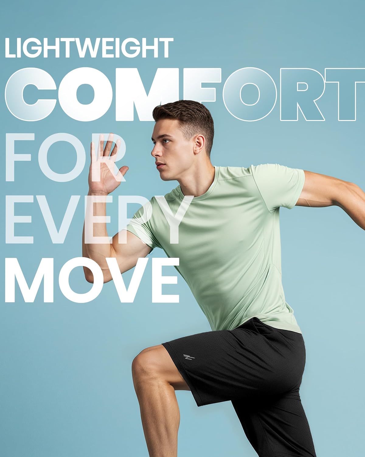 NY Threads Breathable Mesh Athletic Shorts for Men – Clean-Cut Loose-Fit Shorts for a Streamlined Gym and Everyday Wardrobe