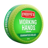 O'Keeffe's Working Hands Balm – Focus-Sustaining Hand Cream for Mail Carriers, Grippy 3.4 oz Route Jar