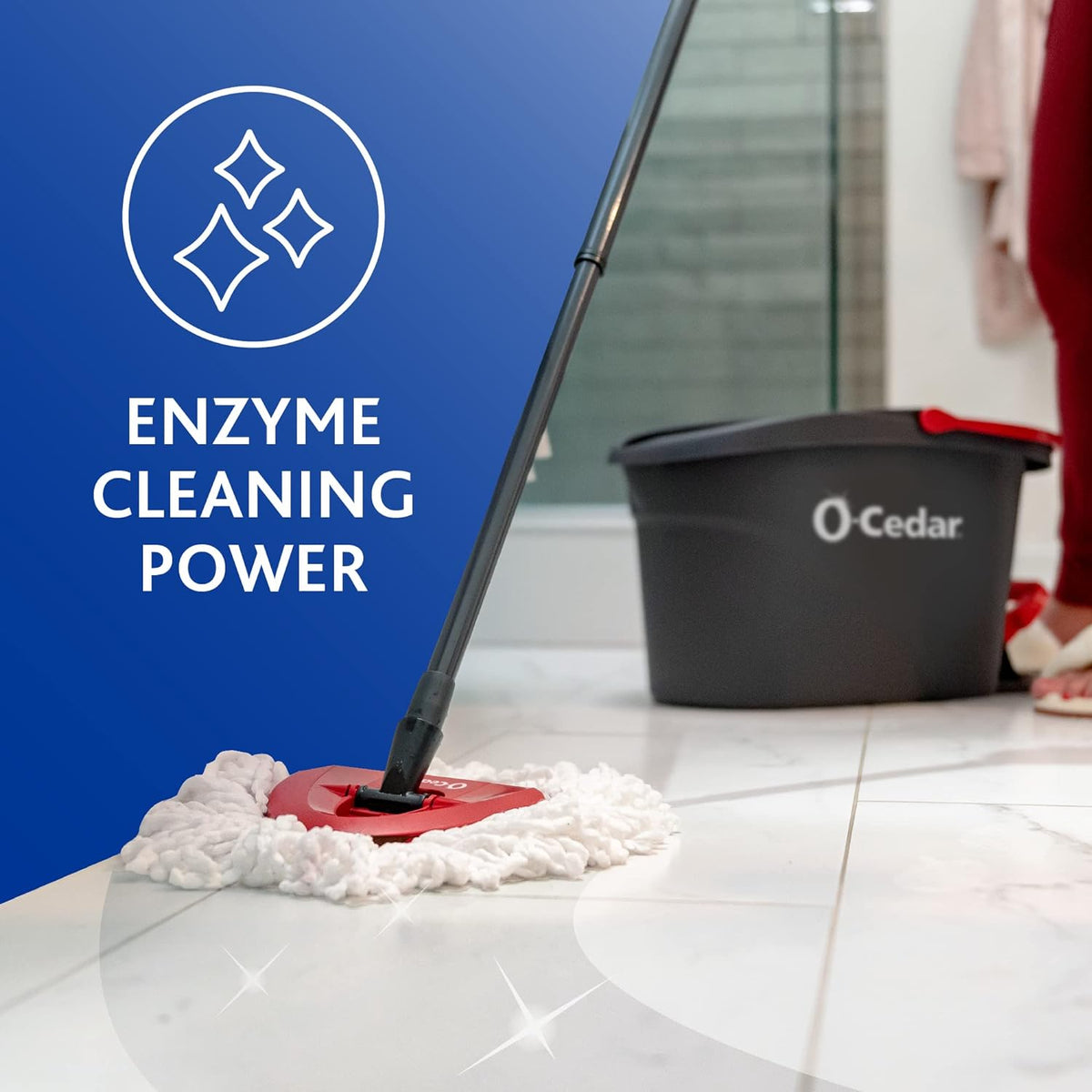 O-Cedar Floor Mopping PACs – Gloss-Restoring Pods for Open-Concept Living Spaces & Entryways