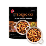 O'Food Tteokbokki Korean Rice Cakes – Calming K-Food Comfort Snack for Stress-Relief Kitchen Breaks, Ready Fast