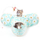 Small - Daisy Blue Printed