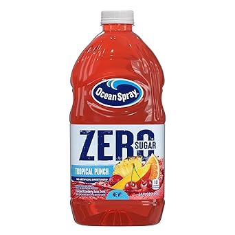 Ocean Spray® ZERO Sugar Cranberry – 5-Calorie Functional Beverage for Diabetic-Friendly Wellness Rituals and Weight Watcher Goals