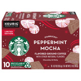 Starbucks Peppermint Mocha K-Cup Sampler – Festive Stocking Stuffer and Group Gifting Coffee Box
