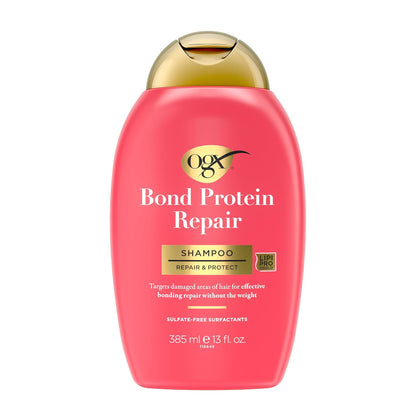 ogx bond complex targeting damaged areas for effective bonding repair