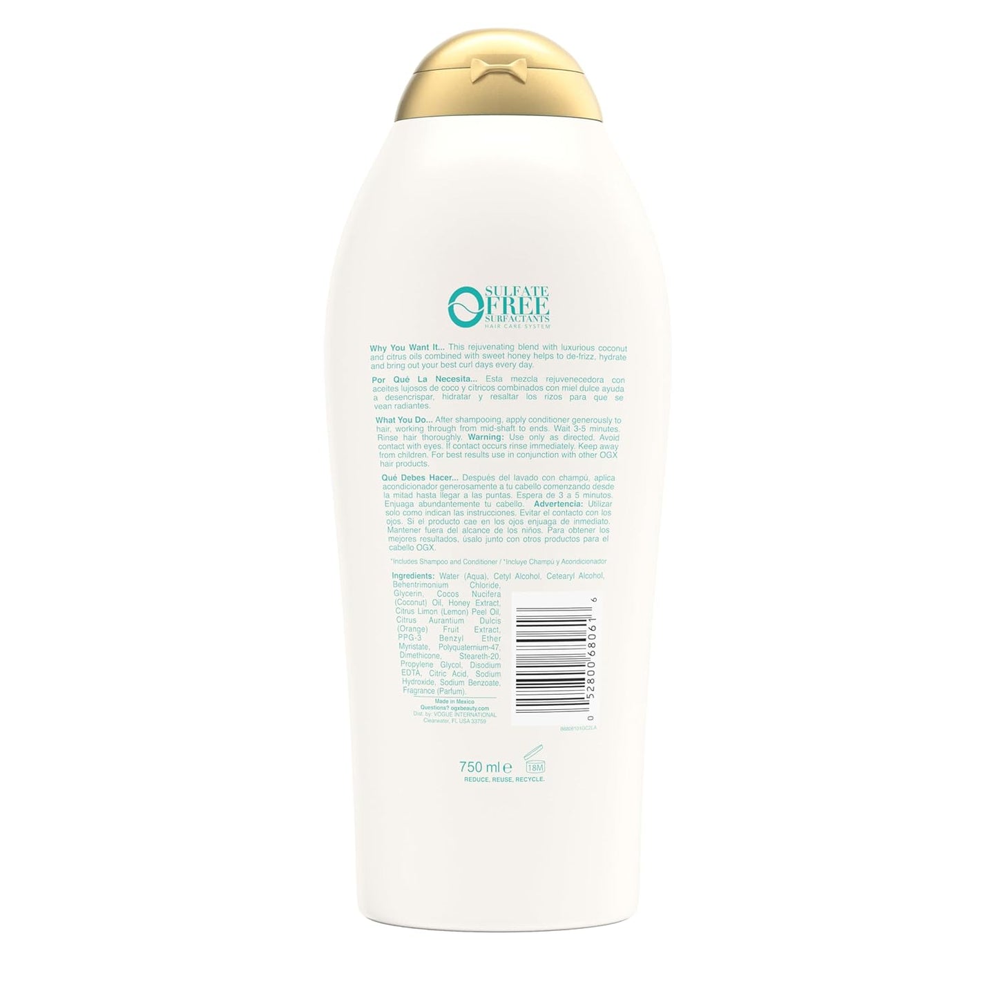 OGX Coconut Curls Hydrating Conditioner – Less Is More Approach to Curly Hair Moisture and Frizz Control