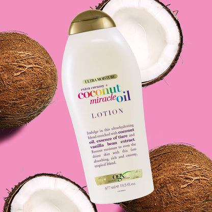 OGX Coconut Miracle Oil Body Lotion – Affordable Luxury Coconut Scented Skincare Gift for Friends and Self-Care Gift Set Lovers