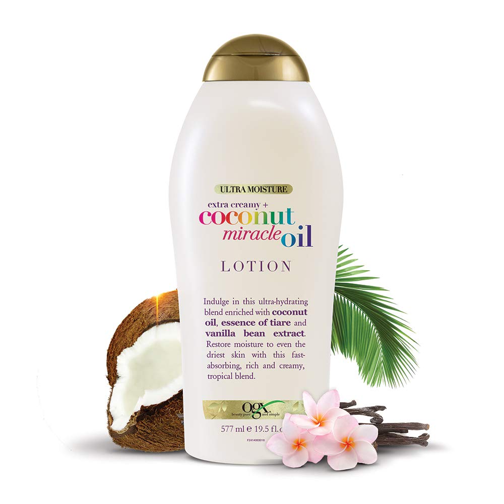 OGX Coconut Miracle Oil Body Lotion – Affordable Luxury Coconut Scented Skincare Gift for Friends and Self-Care Gift Set Lovers