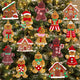 Candy Gingerbread Ornament - 16pcs