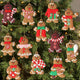 Candy Gingerbread Ornament - 36pcs