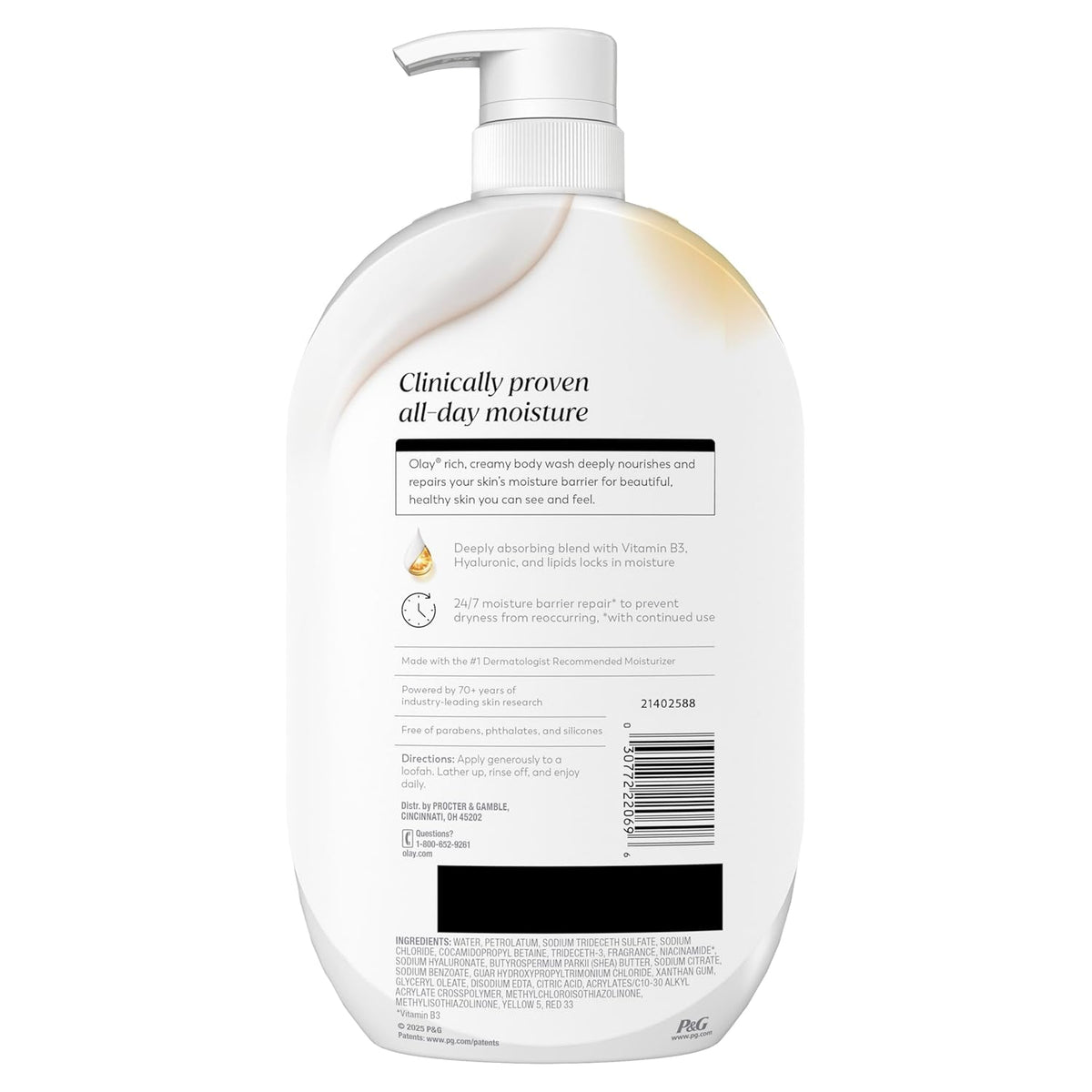 Olay Advanced Moisture Body Wash – High-Performance Formula Inspired by 70+ Years of Skin Research
