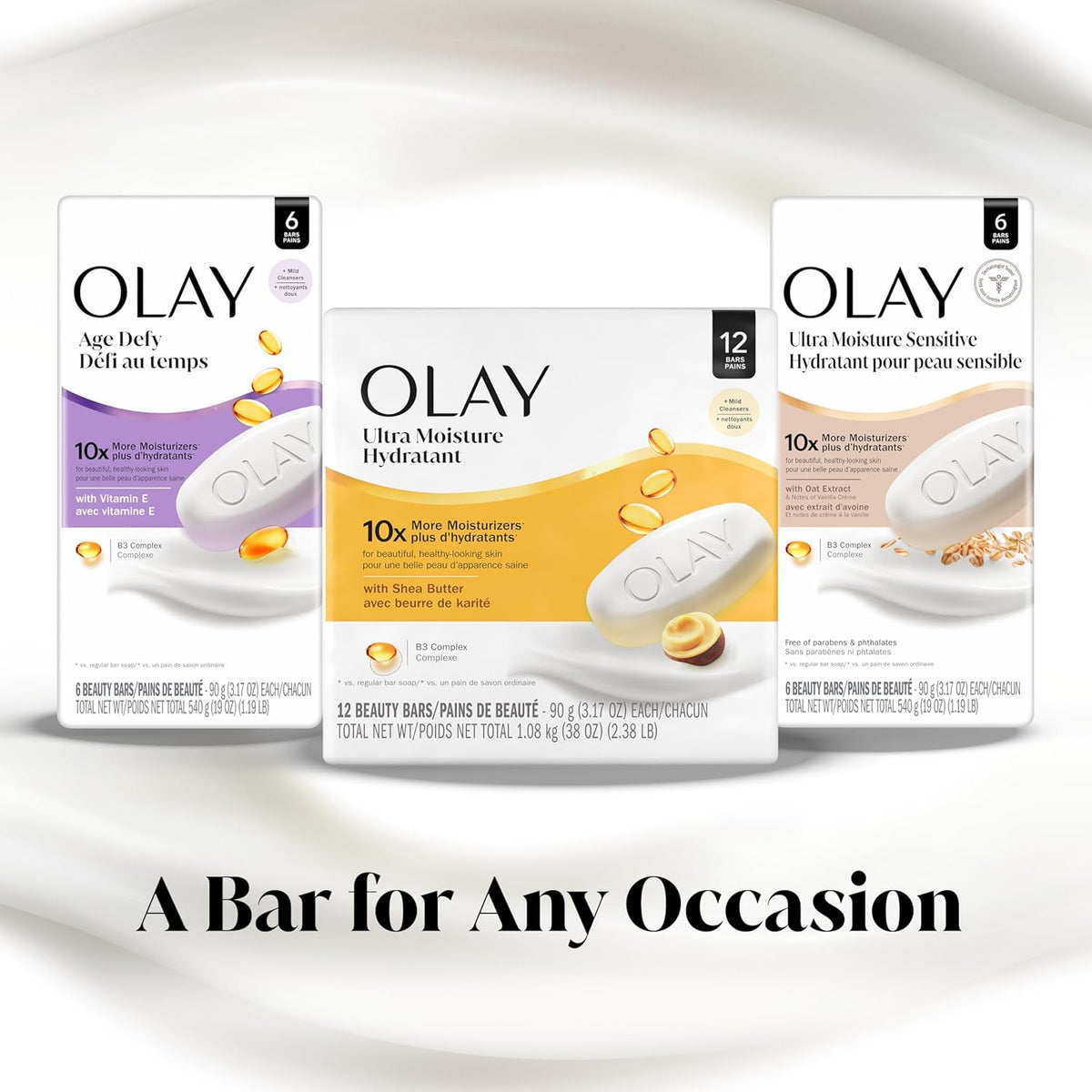 Olay Beauty Bar with Vitamin B3 Complex – Crafted Moisturizer for Sophisticated Daily Care