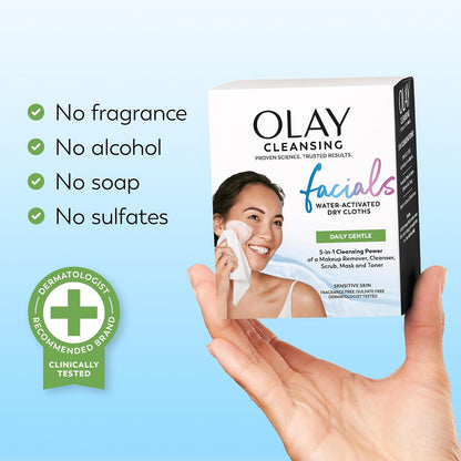 Olay Clean-Line Makeup Remover Wipes – One Product, Zero Clutter, Effortless Use