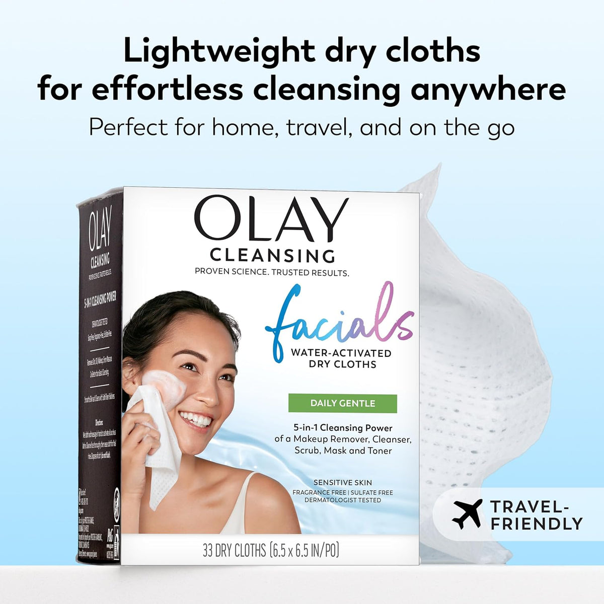 Olay Clean-Line Makeup Remover Wipes – One Product, Zero Clutter, Effortless Use