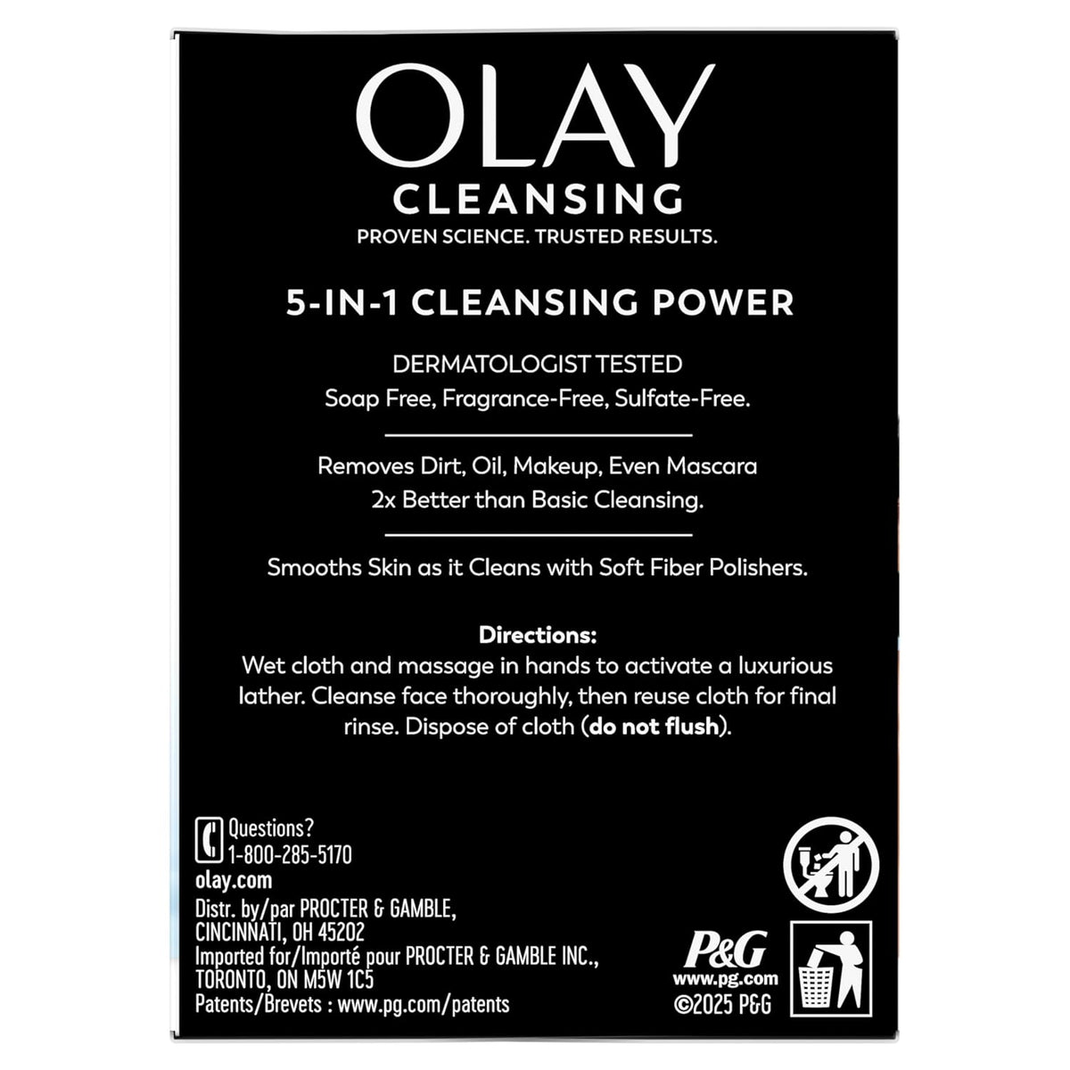 Olay Clean-Line Makeup Remover Wipes – One Product, Zero Clutter, Effortless Use