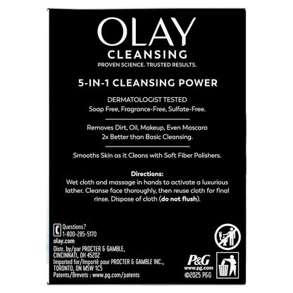 Olay Clean-Line Makeup Remover Wipes – One Product, Zero Clutter, Effortless Use