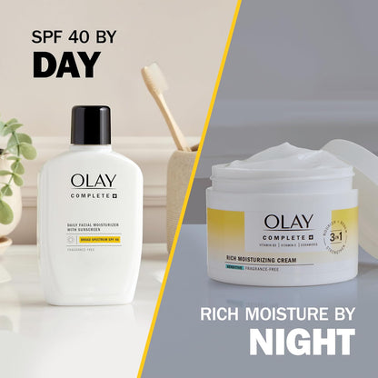 Olay Essential Moisturizer – Paraben-Free, Single-Step Facial Hydration for Intentional Living
