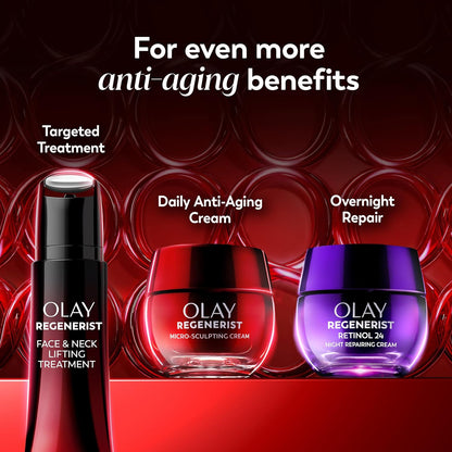 Olay Fragrance-Free Firming Cream – Luxe Gift Set for Sensitive Skin & Wrinkle Reduction