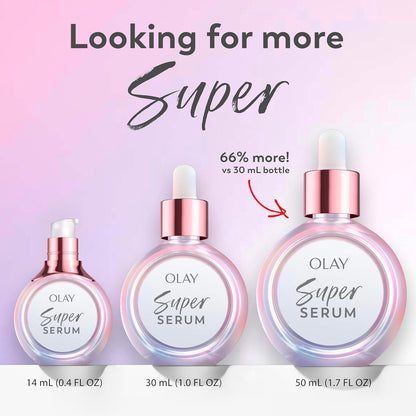 Olay Super Serum Trial Size – Elegant Stocking Stuffer and Holiday Skincare Gift for Women Who Love Self-Care