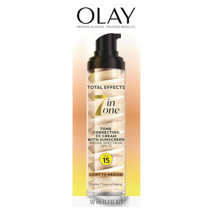 Olay Total Effects Tinted Moisturizer with Sunscreen – Calming, Skin-Nourishing Morning Ritual