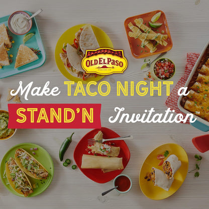 Old El Paso Stand 'N Stuff Taco Shells for Sensitive Diet Families, Certified Gluten Free 20-pack