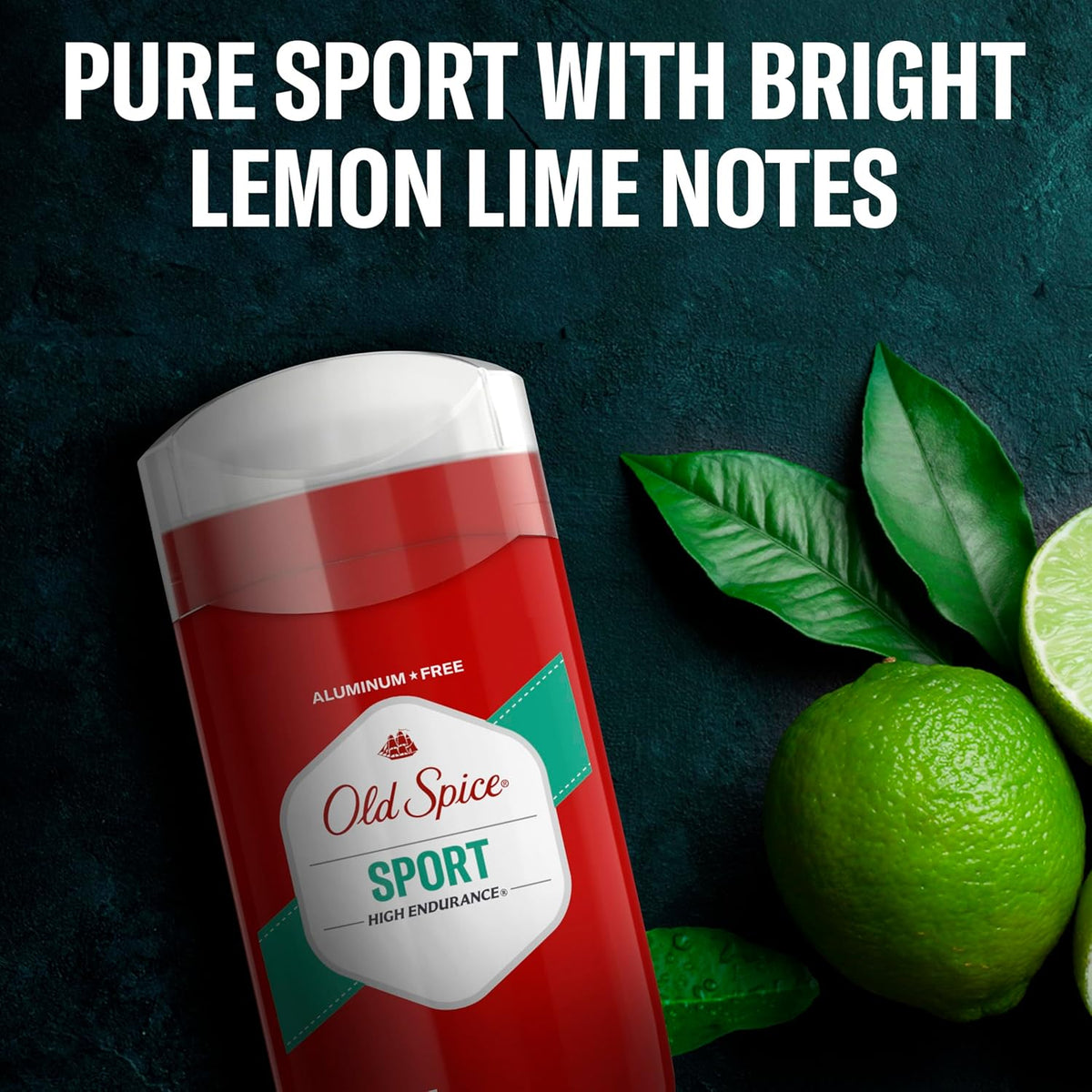 Old Spice Aluminum Free Deodorant – Clean-Design Clear Stick in a Streamlined Three-Pack for Capsule Grooming