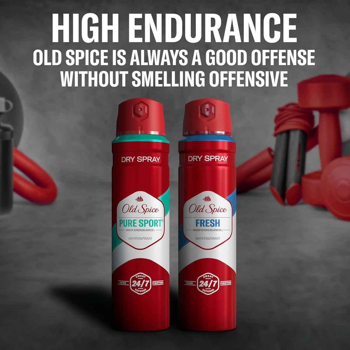 Old Spice Dry Spray Antiperspirant for Mindful Grooming Men, 24/7 High Endurance Odor Defense That Fits a Clean Personal Care Routine, Fiji, Pure Sport, and Fresh, 4.3 oz (Pack of 3)